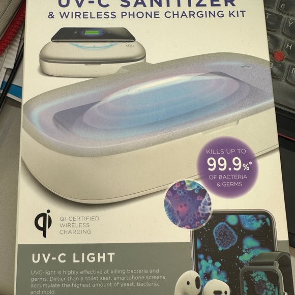 UV-C sanitizer & wireless phone charging kit - Picture 2 of 2